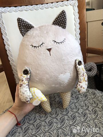 Игрушка котик ручная работа