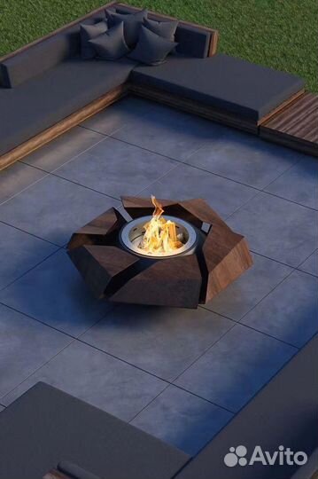 Костровая чаша с грилем очаг