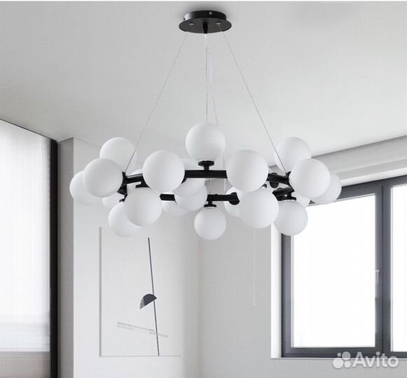 Новая Люстра с шарами