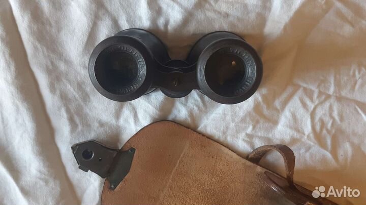 Бинокль старинный в кофре