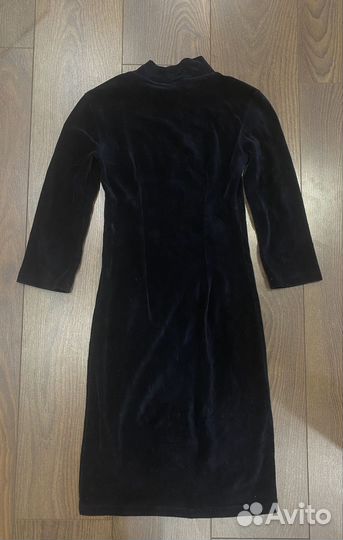 Бархатное платье