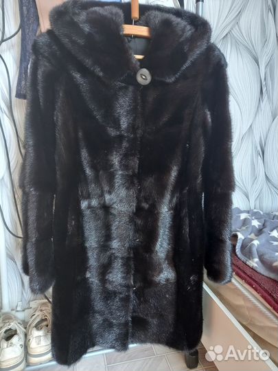 Шуба норковая 42 44 бу