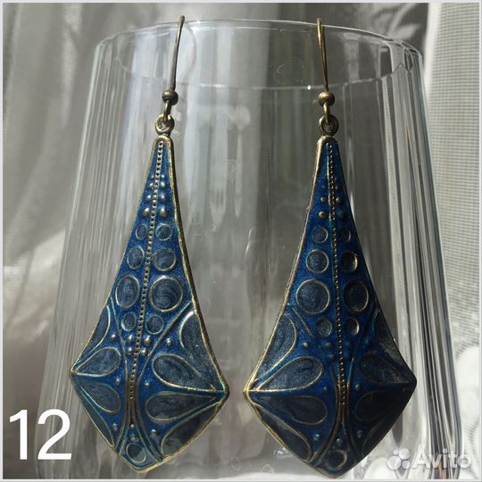 Серьги бижутерия
