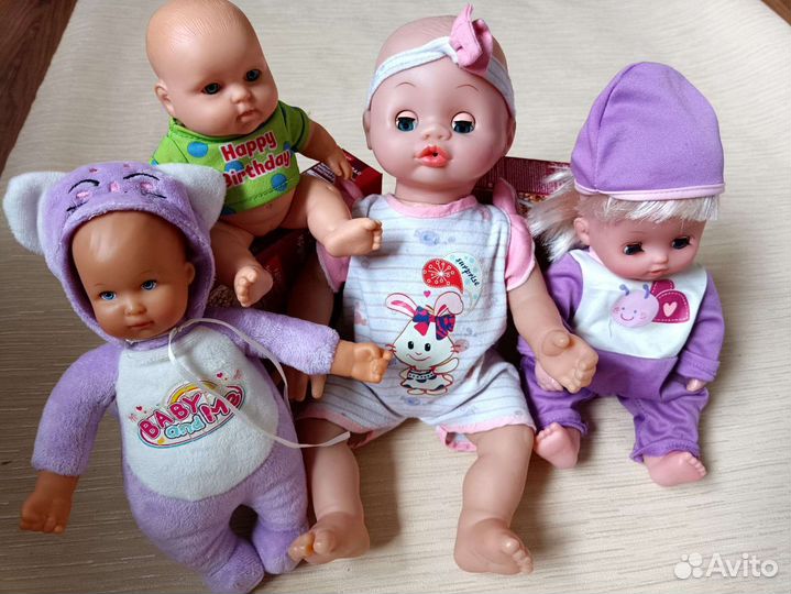 Куклы, пупсы игрушки пакетом