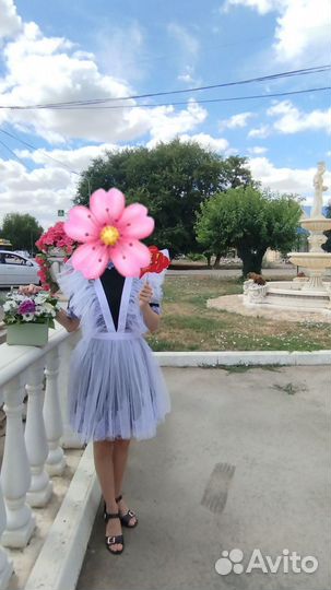 Белый школьный фартук