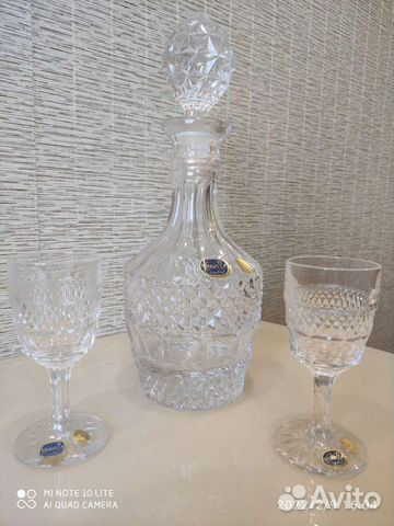 Графин и две рюмки bohemia