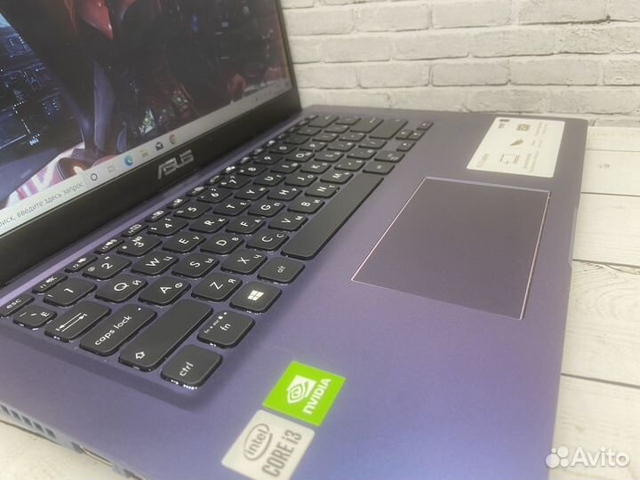Современный ноутбук asus / i3-10 / 8 Gb / MX130