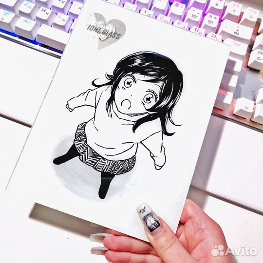 Аниме на стекле, Нанами, очень приятно бог