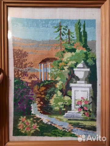 Картина вышитая крестом