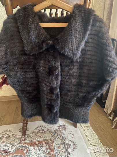 Норковая безрукавка