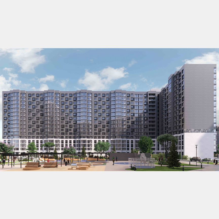 3-к. квартира, 84,1 м², 4/16 эт.
