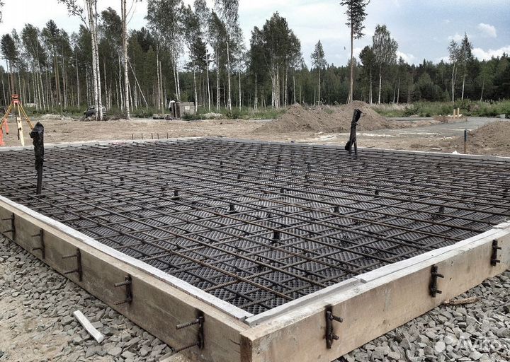 Фундаментные работы, заливка фундамента