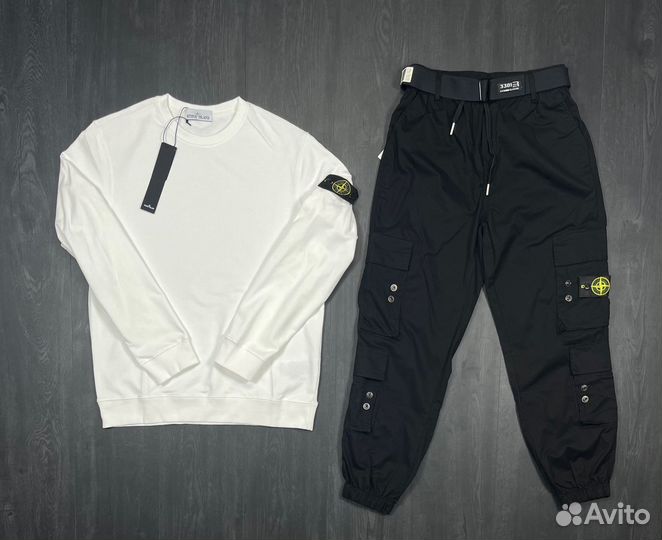 Костюм свитшот и джогеры Stone Island