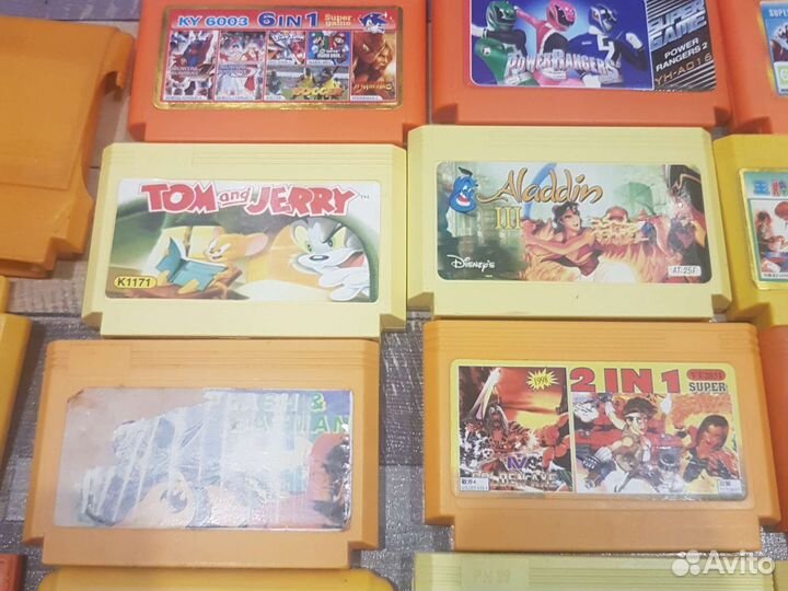 Картриджи для dendy