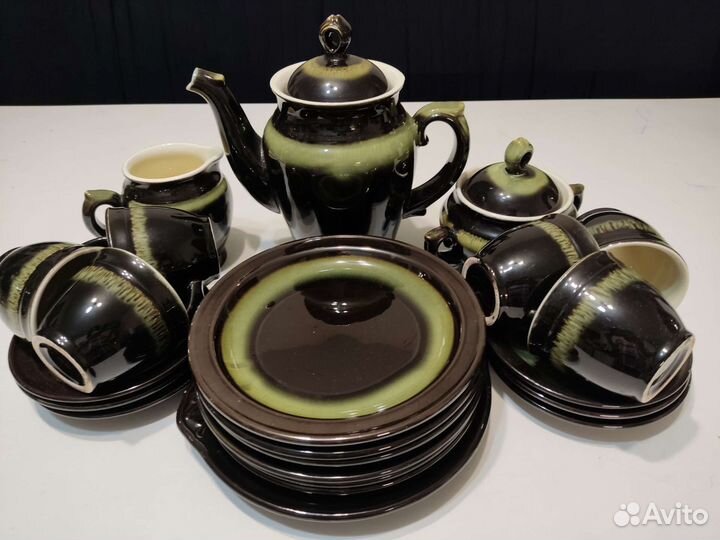 Кофейный сервиз керамика СССР на 6 персон