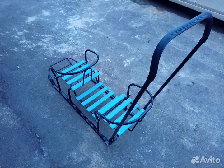 Санки двухместные для двойни