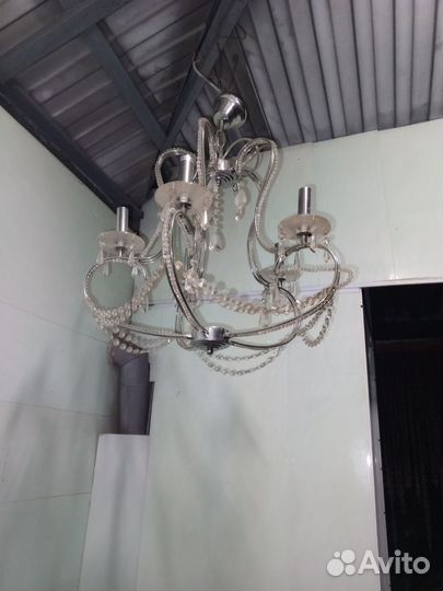 Люстра потолочная б/у