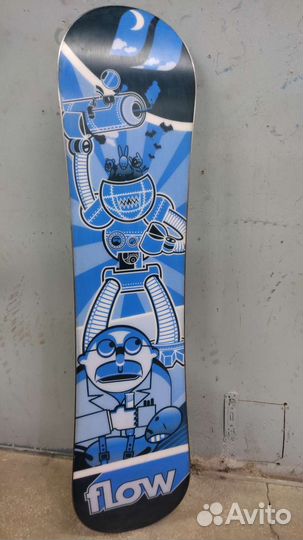 Flow micron 101 см, крепы burton