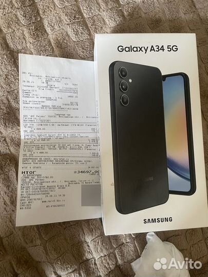 Samsung Galaxy A34, 8/256 ГБ