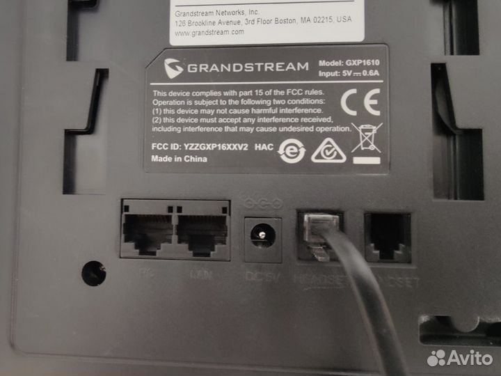 IP телефон Grandstream GXP1610