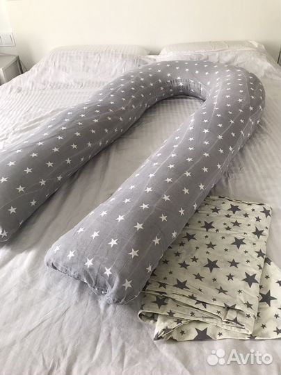 Подушка для беременных со съемными наволочками