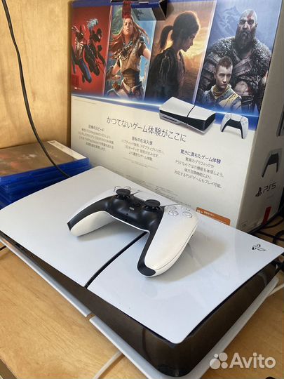 Sony playstation 5 slim с дисководом на 1тб