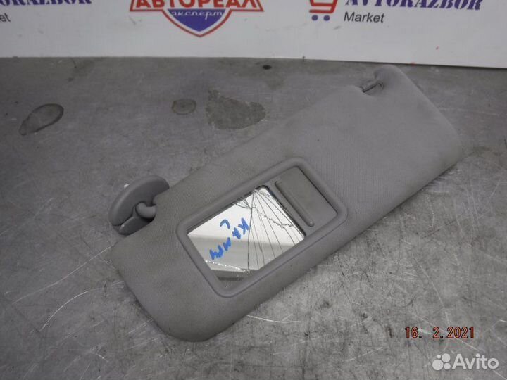 Козырек солнцезащитный левый Toyota Camry 50 2AR