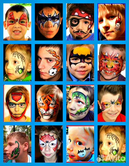 Аквагрим,тату,био-тату,мехенди,блеск-тату