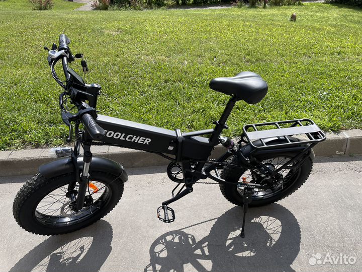Электрофэтбайк складной мощный колеса 20х4