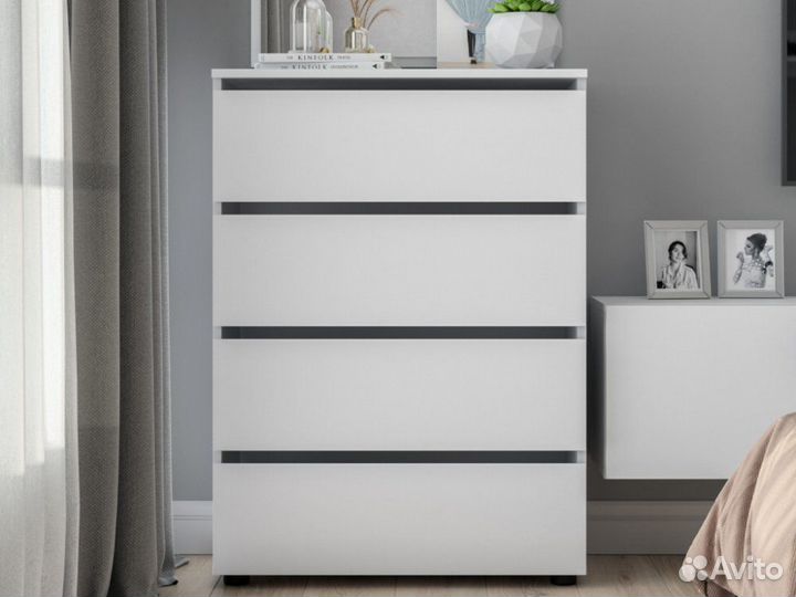 Комод белый 4 ящика аналог IKEA