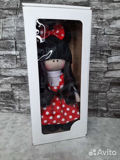 Текстильная интерьерная кукла