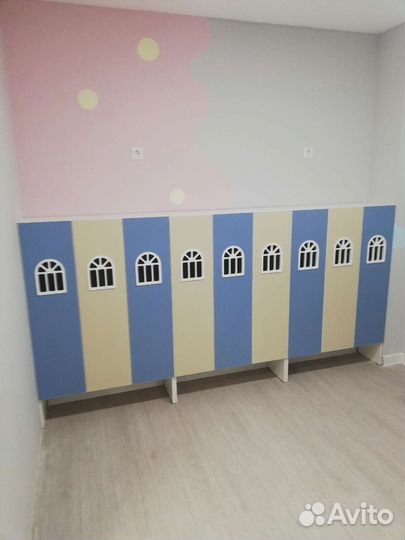 Шкафчики для одежды в детский сад за ячейку