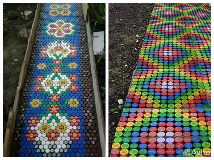 Крышки пластиковые 120шт