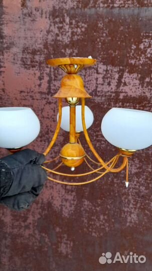 Люстра потолочная подвесная бу