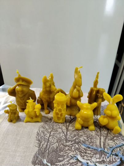 Подарочные свечки из пчелиного воска