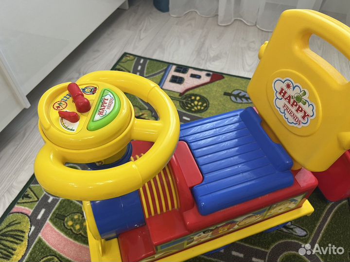 Машинка-каталка паровозик