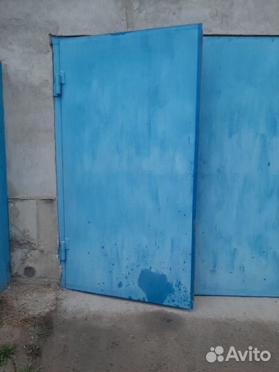 Ворота гаражные металлические бу