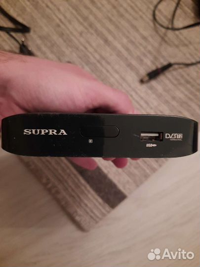 Тв приставка supra SDT-81 + антенна fobos 2.1