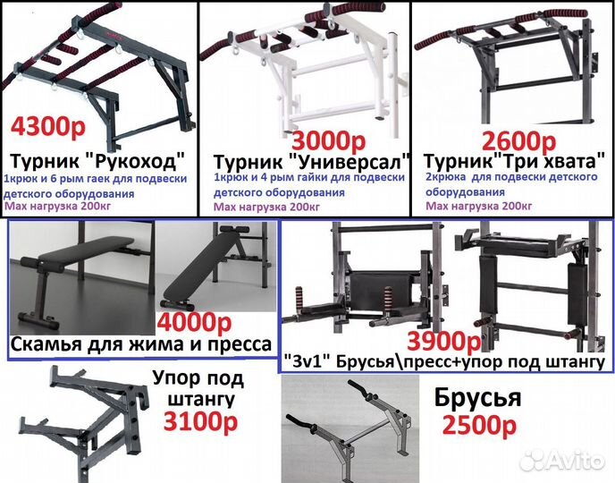 Шведские стенки и оборудование для шс