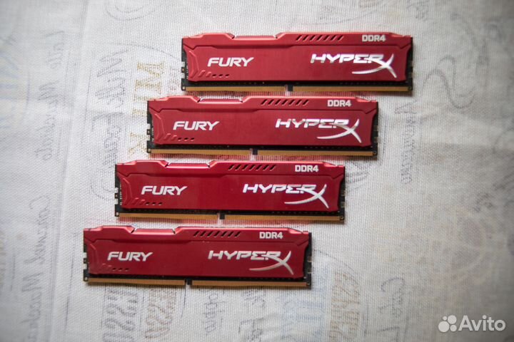 Оперативная памятьKingston DDR4 2666 MHz 8x4Gb HX4