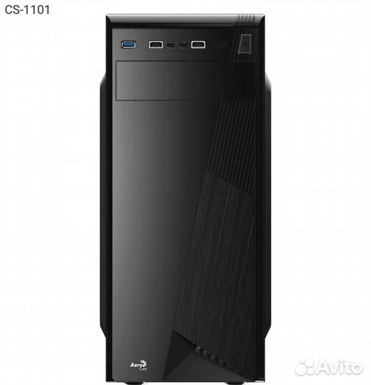 Корпус Aerocool CS-1101 Miditower Без бп чёрный, C