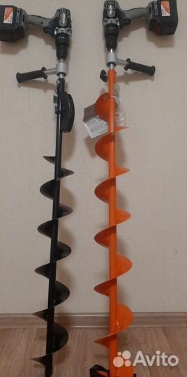 Шуруповерт ледобур для рыбалки 3 в 1