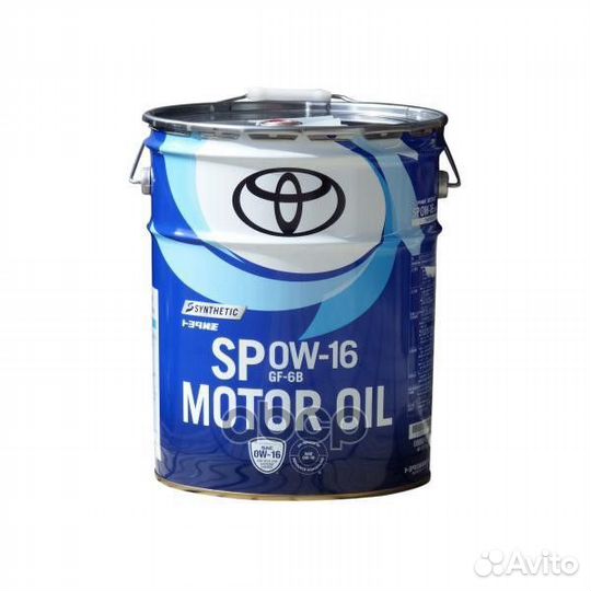 Масло моторное toyota SP 0W-16, 20л 0888013103
