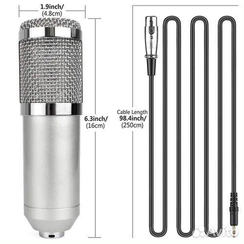 Микрофон игровой (для стриминга) wasp BM 800