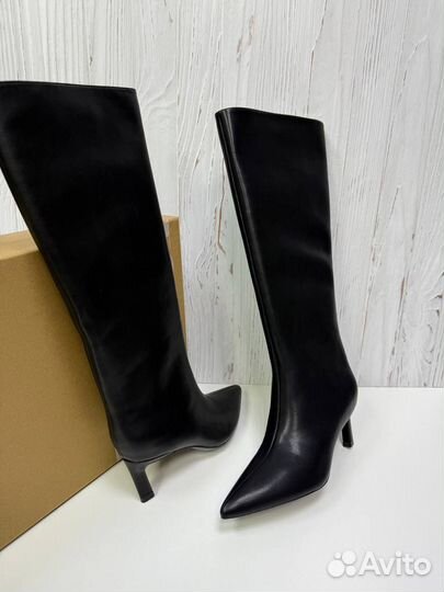 Сапоги Zara натуральные