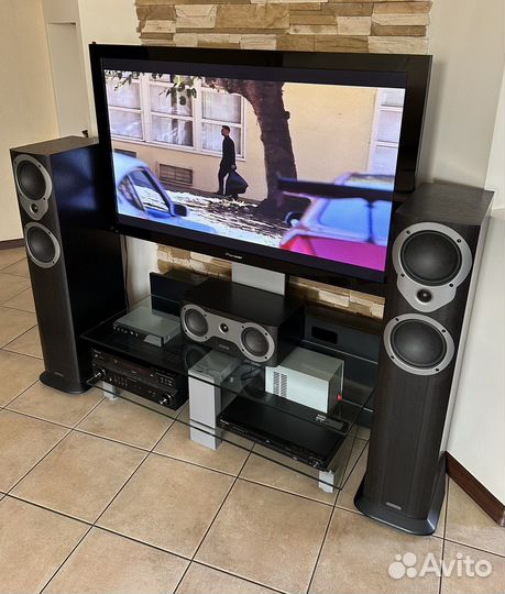 Акустика Mission + ресивер Pioneer