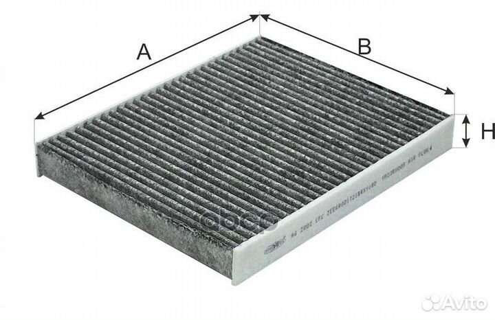 Фильтр салона угольный zeekr 001 AG2002CFC