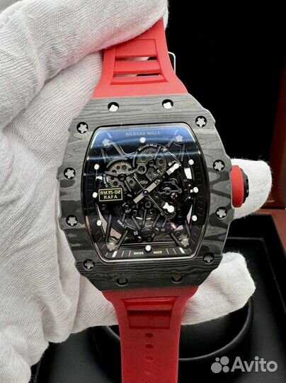 Наручные часы мужские часы Richard Mille красный