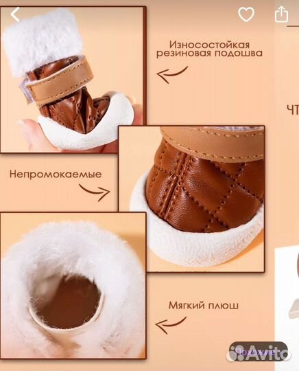 Обувь для собак мелких пород