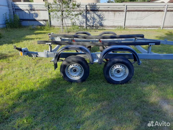 Лодочный прицеп мзса двухосный